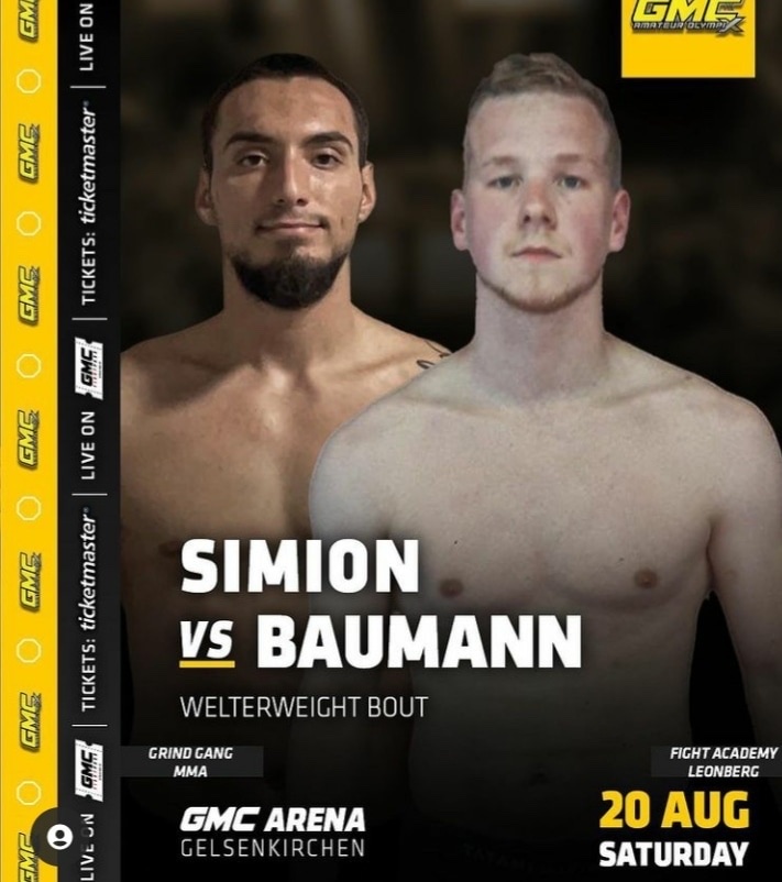 Fight Card GMC Amateur Olympix 2022